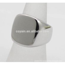 High Polished Smooth Plain Factory Custom Stainless Steel Ring